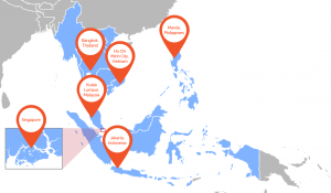 Orissa International's Offices in Southeast Asia