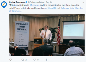 Declan loves Delaware companies