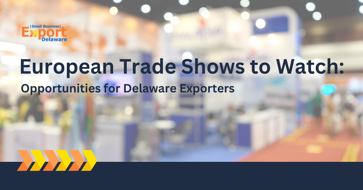 Walking through a trade show hall